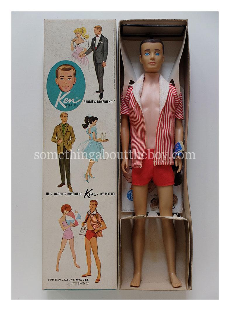 1964 #0750 brunette 'shorty' Ken in original packaging