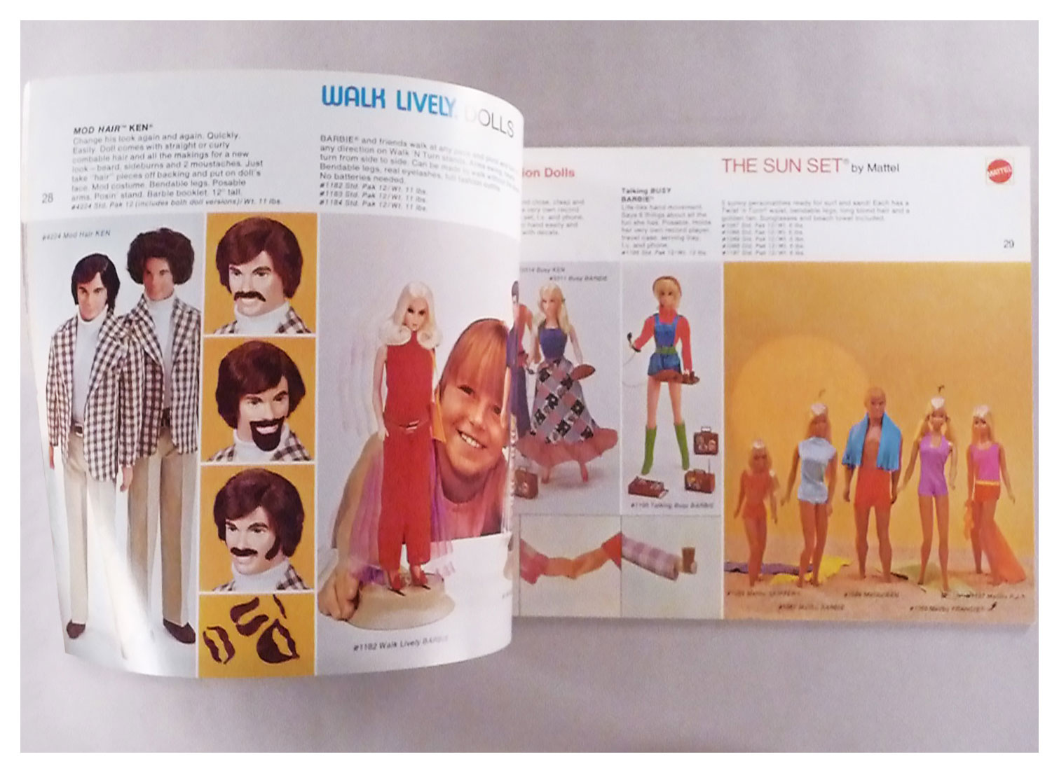 From 1973 Mattel Toys catalogue