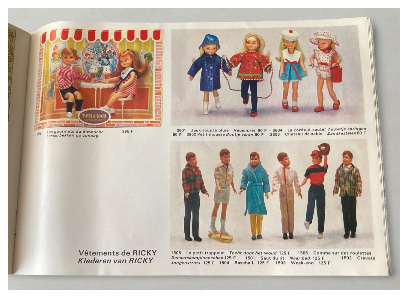 From 1966 Belgian Mattel/Ebiex booklet