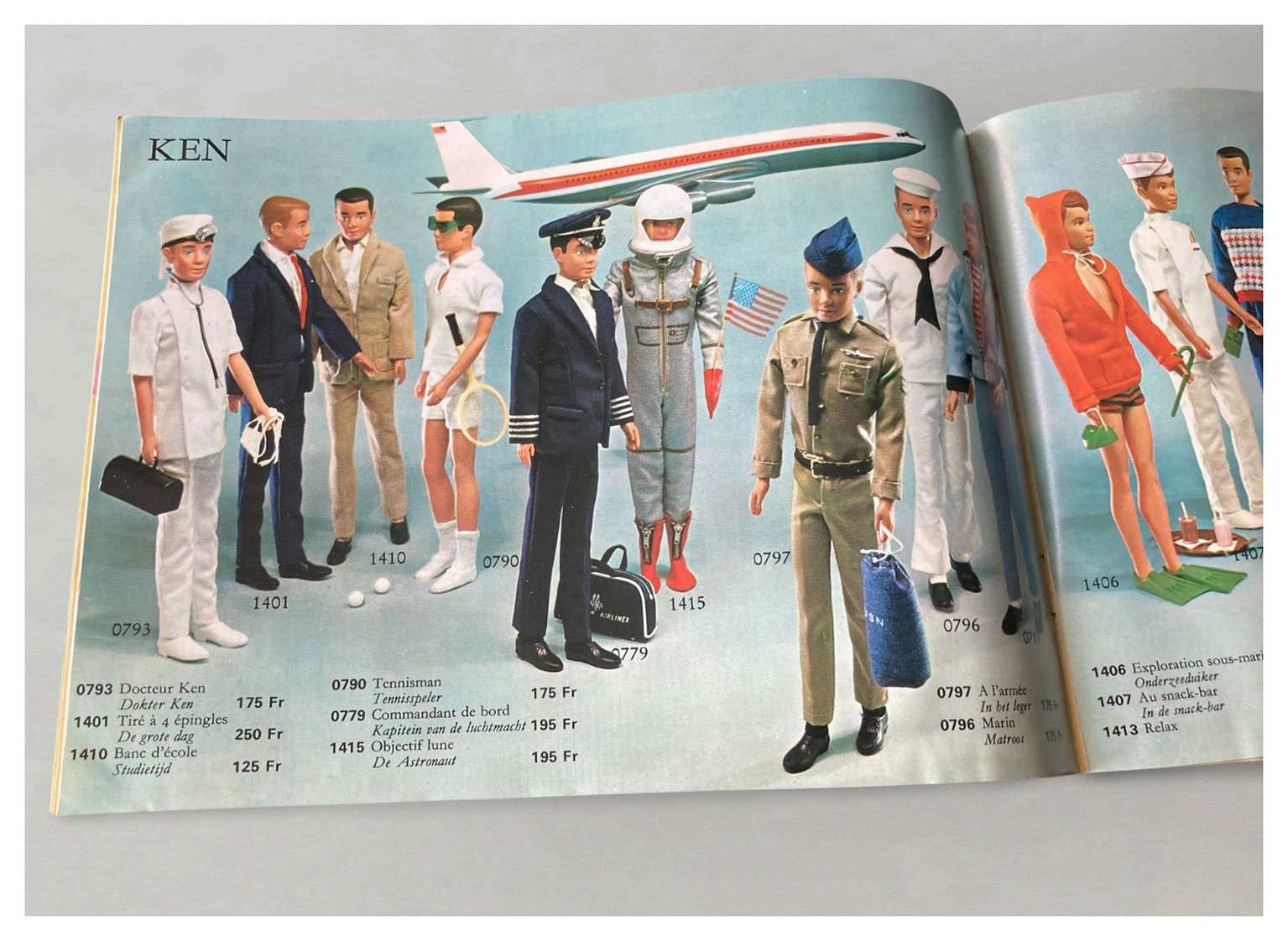 From 1967-68 Belgian Ebiex Mattel booklet