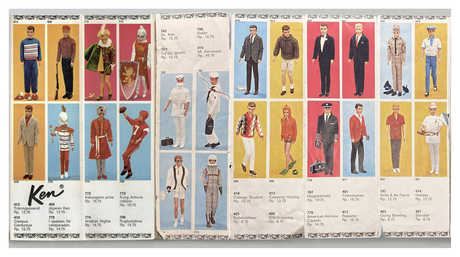 1965 Swedish Mattel Brio Barbie booklet