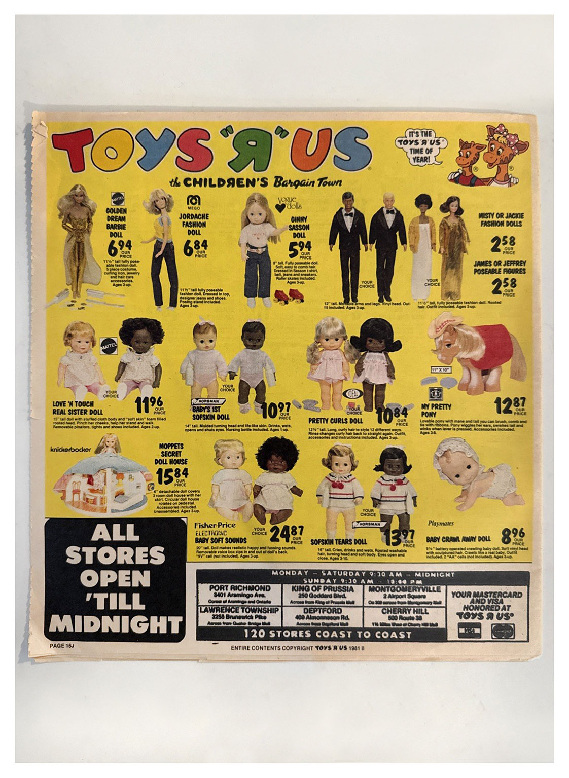 From 1981 Toys R Us Christmas supplement