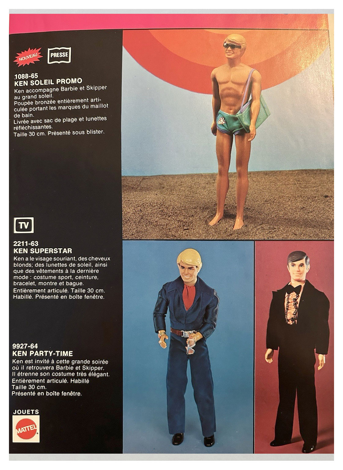 From 1979 French Mattel Jouets 79 catalogue