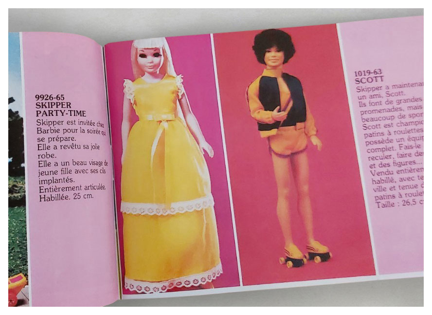 from 1981 French Mattel booklet