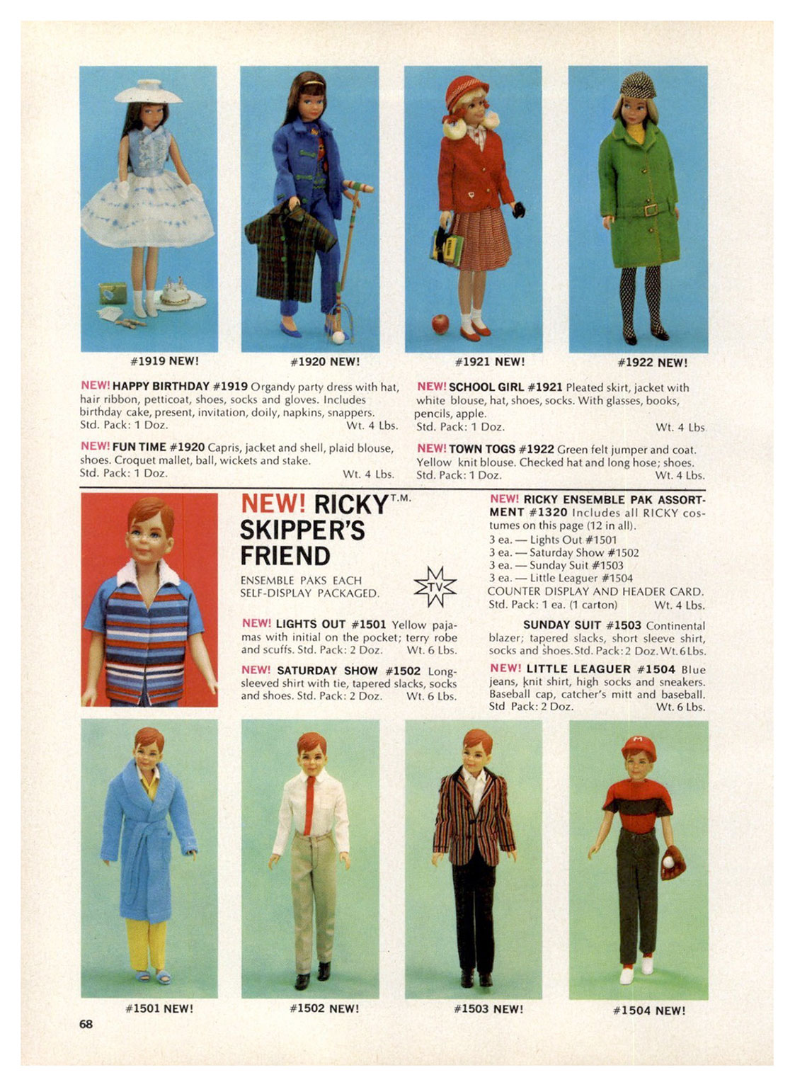 From 1965 Mattel For Fall '65 catalogue