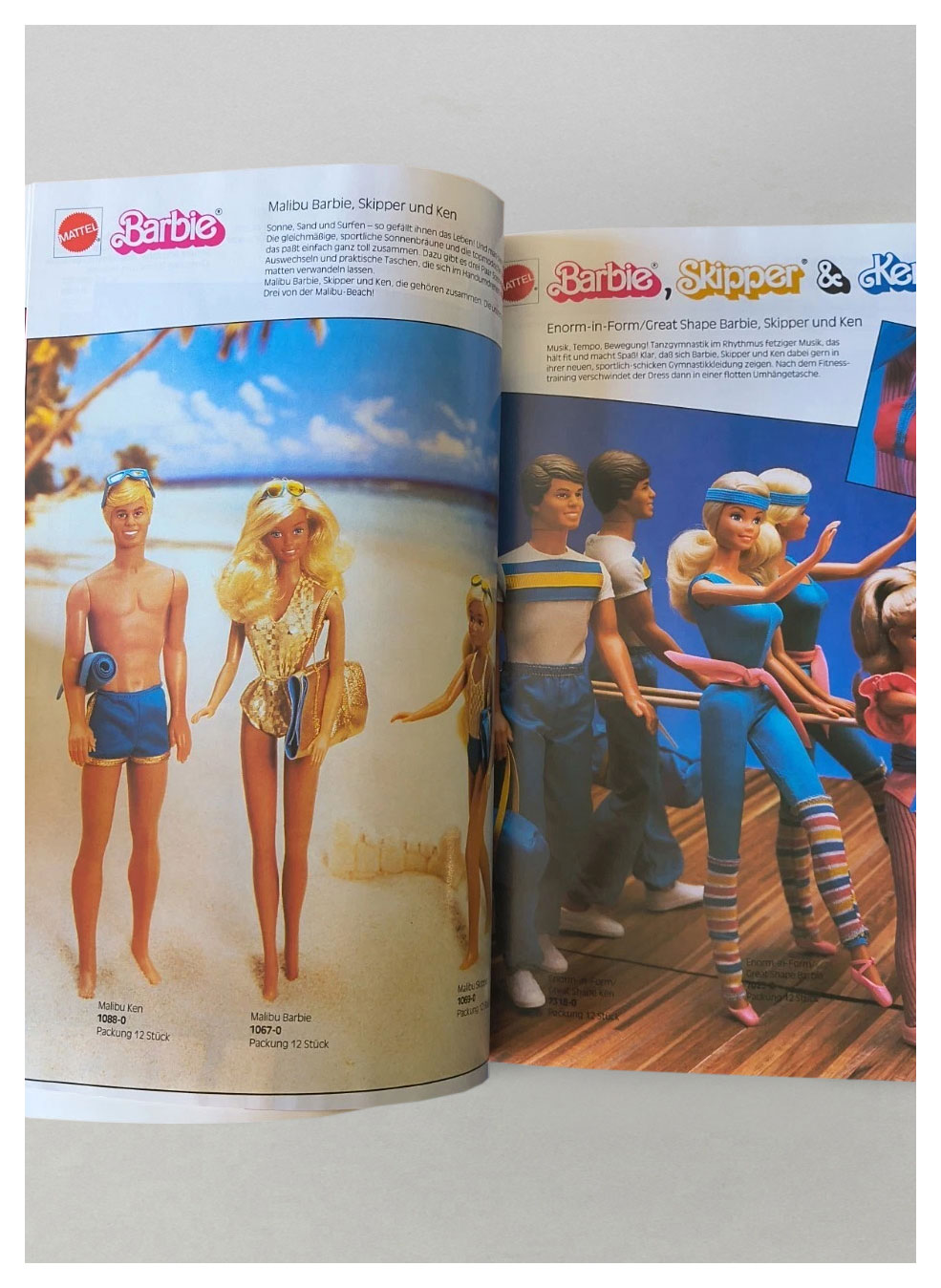 From 1985 German Mattel catalogue