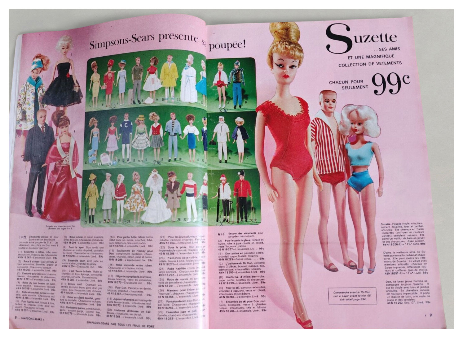 From 1964 Simpsons Sears French Noel catalogue