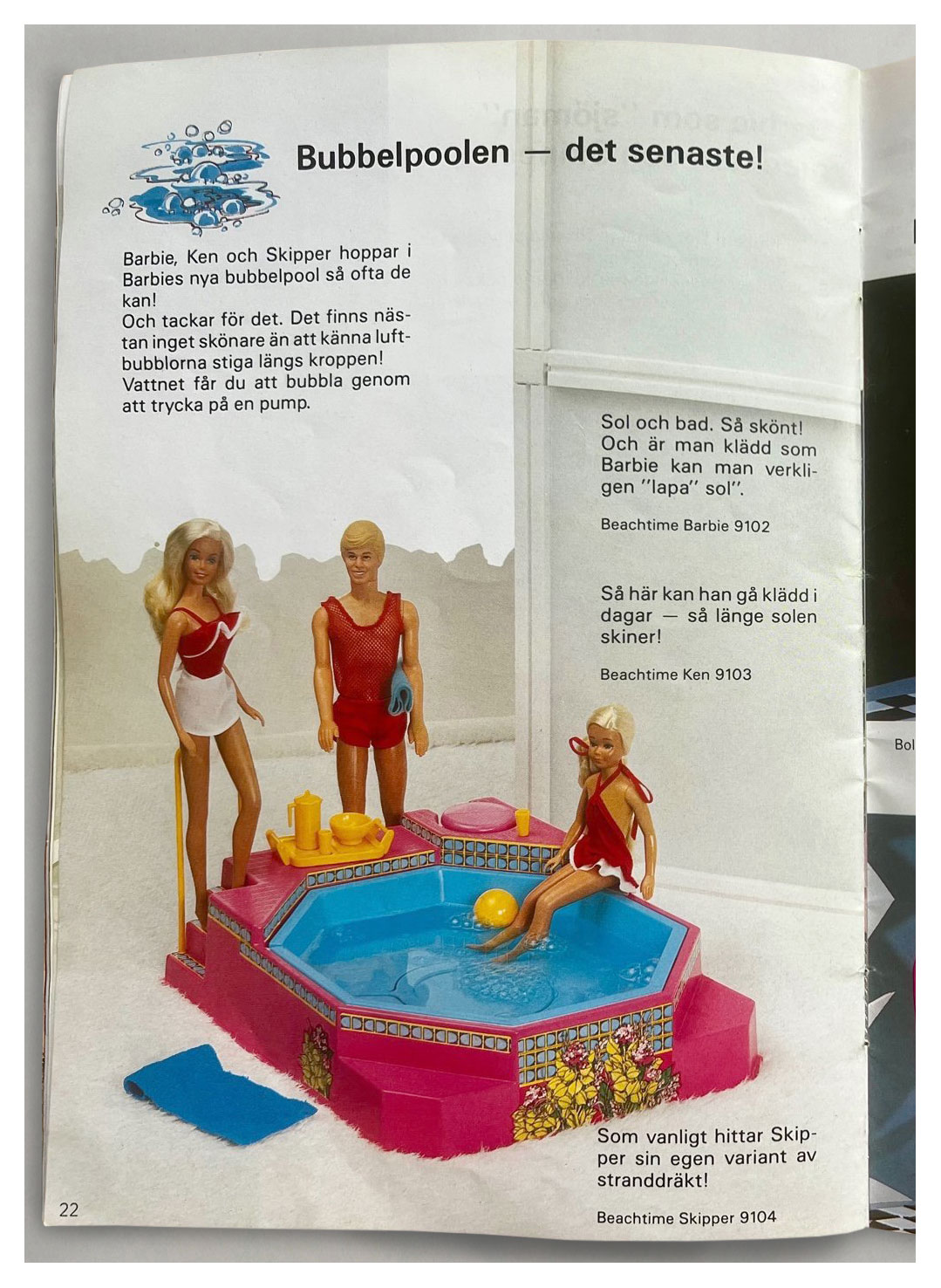 From 1985 Swedish Barbie Journal