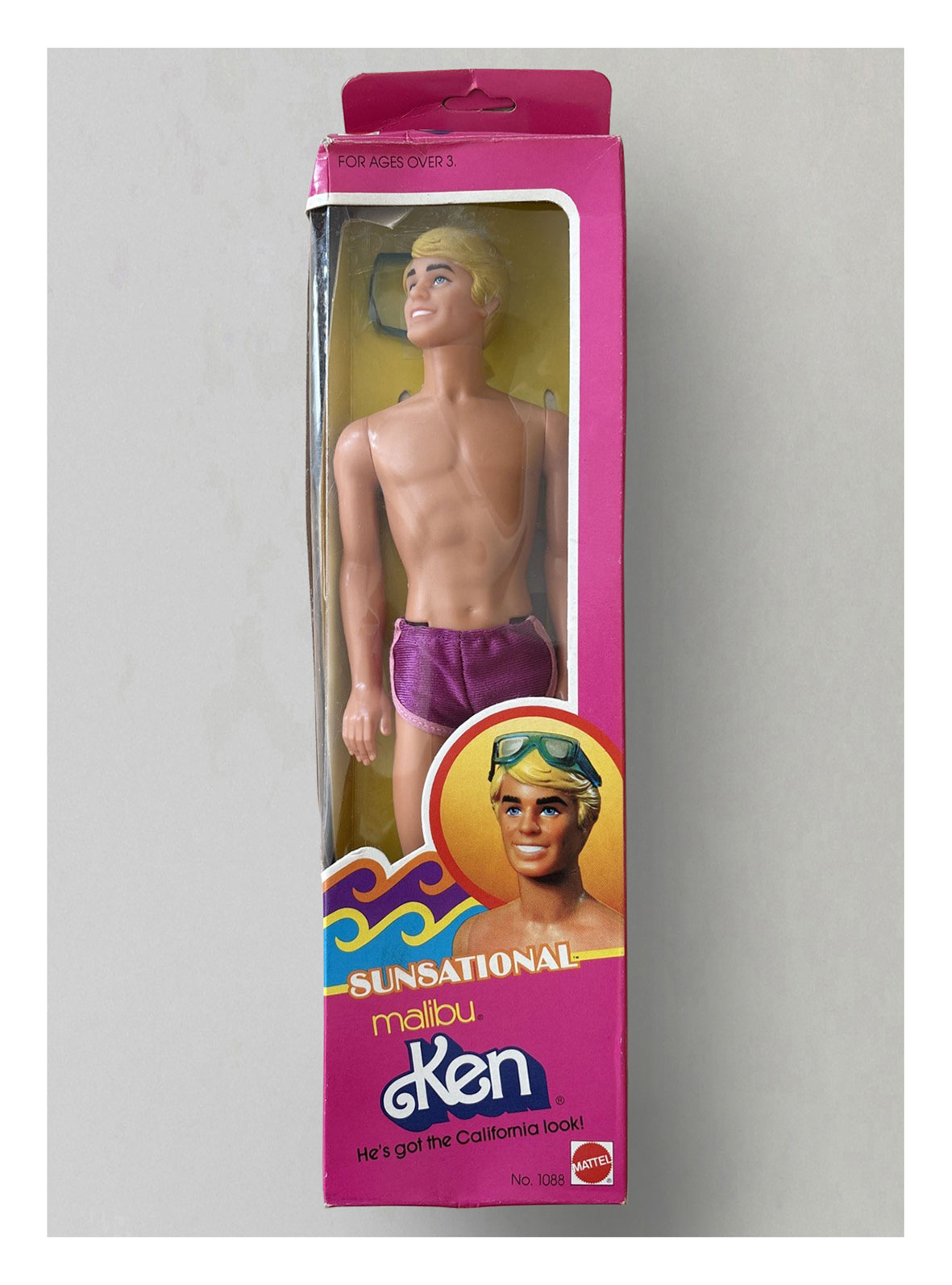 1982 #3849 Sunsational Malibu Ken in original packaging