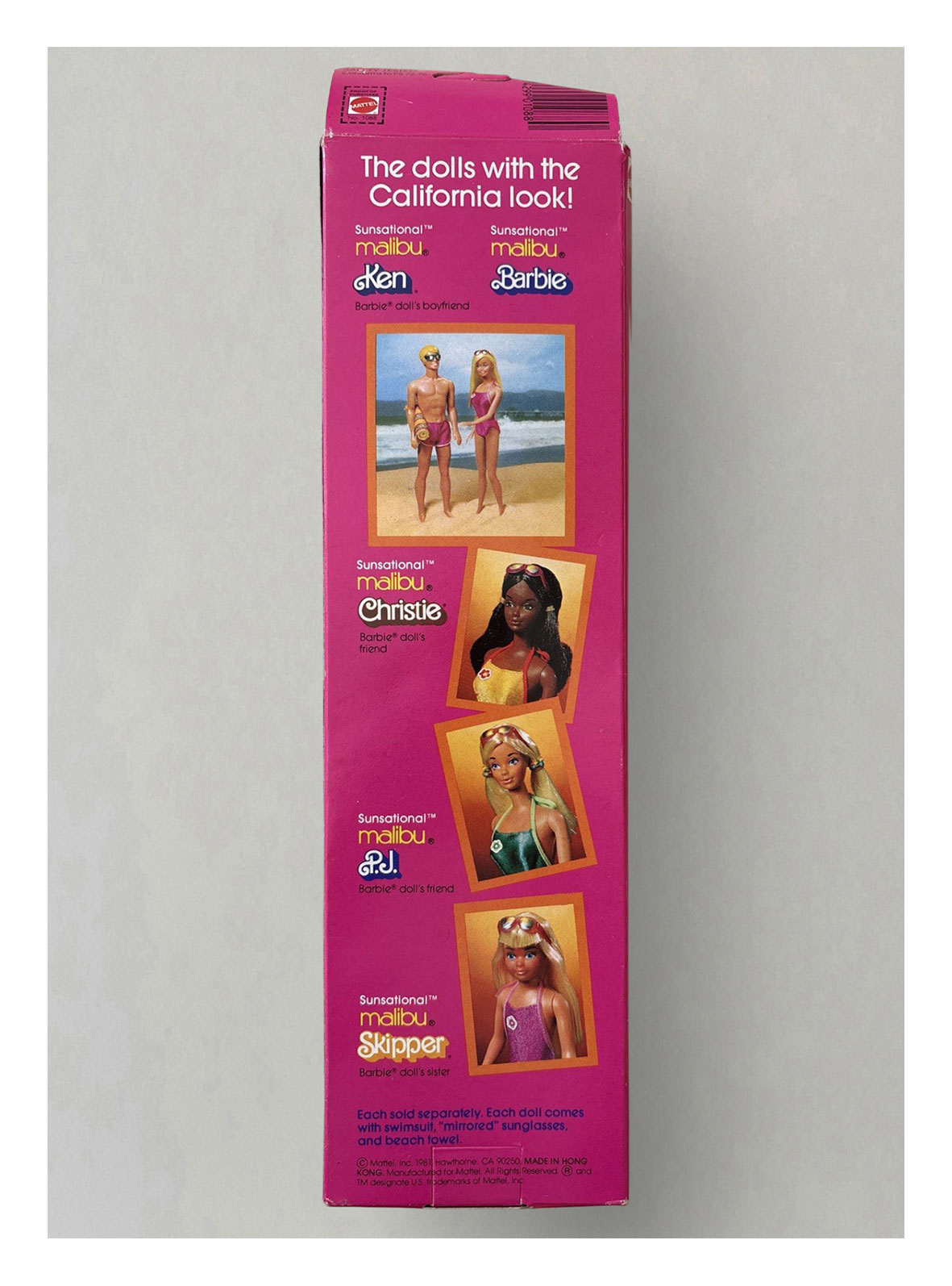 1982 #3849 Sunsational Malibu Ken original packaging