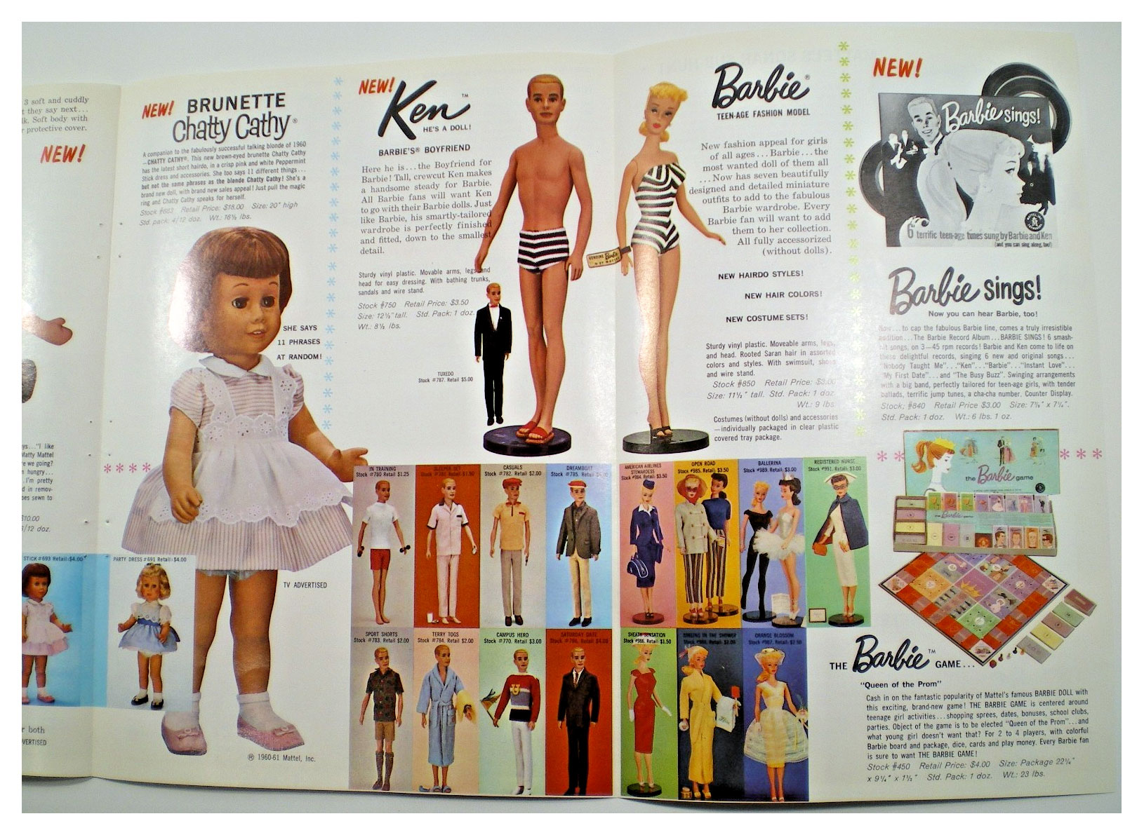 From 1961 Mattel 'Here Come the Hot Ones' brochure