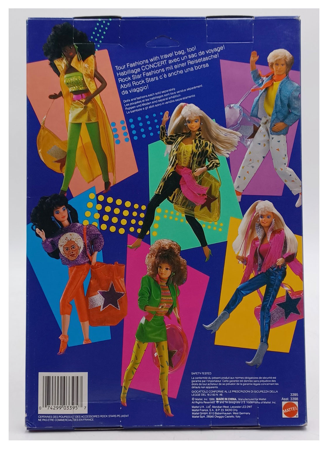 1987 #3395 Tour Fashions European packaging